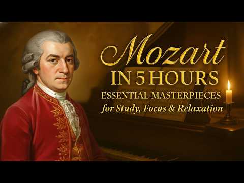 Видео: 🎵 Моцарт за 5 часов – Лучшие шедевры для учёбы, концентрации и отдыха
