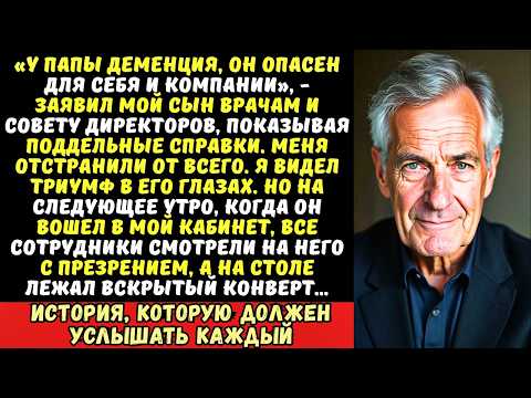 Видео: Сын объявил меня сумасшедшим, чтобы забрать бизнес, но он не знал про…