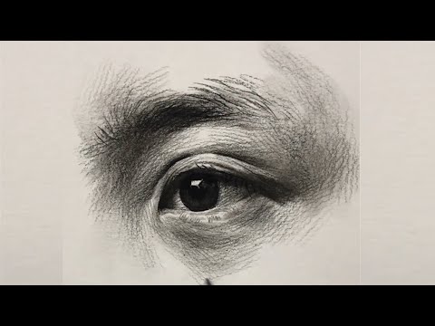 Видео: Вы можете использовать эту технику, чтобы нарисовать Глаз.