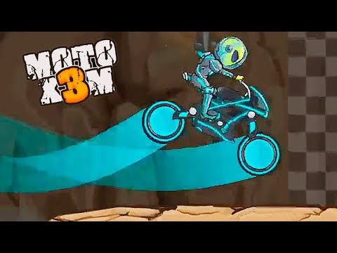 Видео: MOTO X3M Bike Racing Game ИНОПЛАНЕТЯНИН на МОТОЦИКЛЕ - новый байк в игре мотогонки (Уровни 40-50)