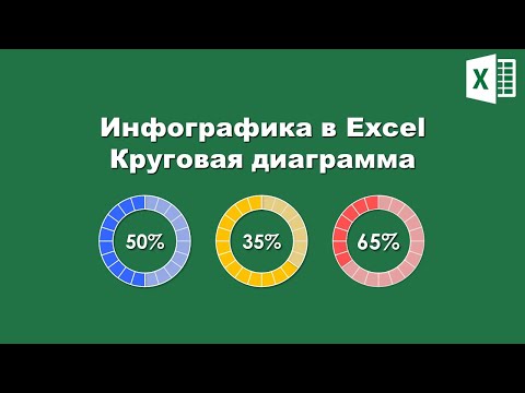 Видео: Excel: Инфографика - Круговая диаграмма / Excel: Infographics - Circle Chart