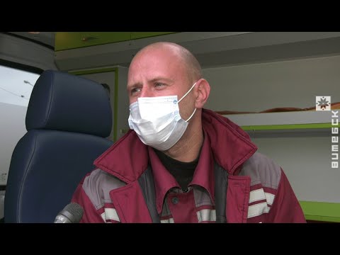 Видео: Репортаж о работе скорой помощи в Витебске (28.09.2021)