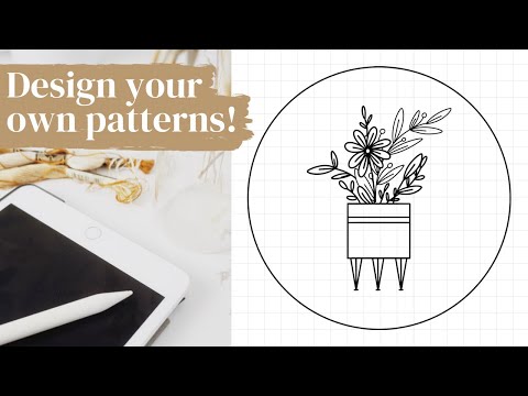 Видео: Как создать собственные схемы ручной вышивки в приложении Procreate на iPad
