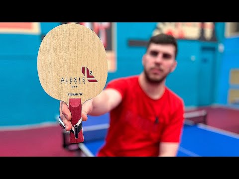 Видео: Бюджетно и карбон! Tibhar Alexis Lebrun OFF!  Основание для настольного тенниса