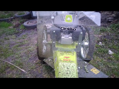 Видео: Колёсный триммер Grillo HWT 600 WD Триммер на колесах. Газонокосилка с леской.