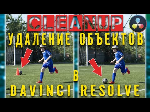 Видео: УДАЛЕНИЕ ОБЪЕКТОВ в Davinci Resolve без FUSION. Cleanup или Object removal.