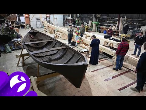 Видео: «Тайны Мангазеи»: в Архангельске построили поморский карбас для экспедиции по сибирским рекам