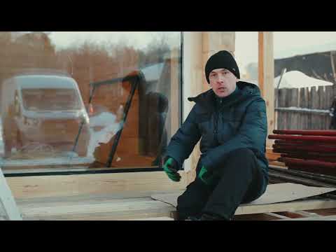 Видео: Остекление фахверка в безрамном исполнении. Полное видео