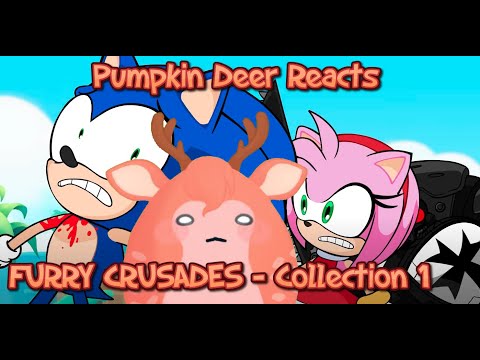Видео: Реакция Тыквенного Оленя на «FURRY CRUSADES - Коллекция 1» ~Реакции Гурди~