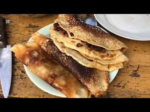 Видео: БЛИНЫ с ГРИБАМИ и оператор в трусах. Хутор LV #блины #грибы #подосиновики