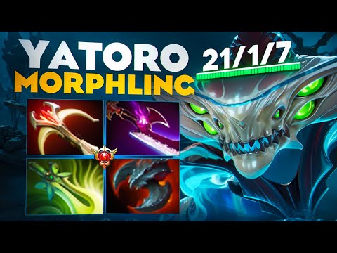 Видео: СИЛЬНЕЙШАЯ ИГРА ОТ YATORO НА МОРФЕ🔥| Raddan Morphling 7.37c