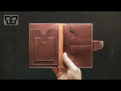 Видео: Портмоне для документов / Wallet for documents. Free PDF pattern / Бесплатная выкройка PDF
