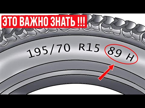 Видео: Что означает маркировка на шинах? Значение цифр и букв на резине!