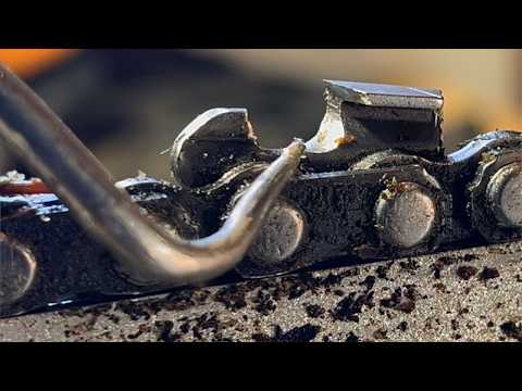 Видео: Как заточить бензопилу