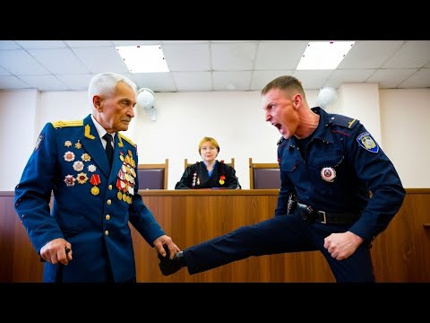 Видео: 🔥 Молодой Полицейский Толкнул Ветерана В Суде При Всех… Но Один Звонок Поставил Его На Колени!