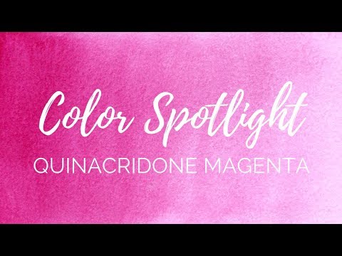 Видео: Color Spotlight Returns — Quinacridone Magenta (PR122 и PR202)