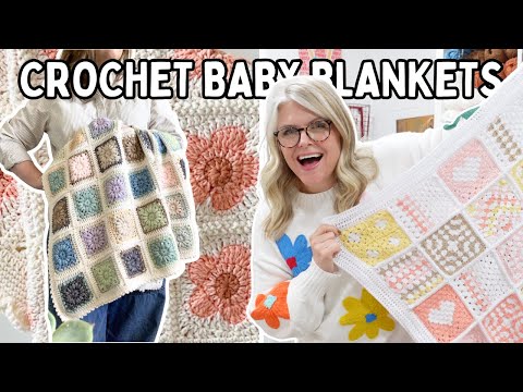 Видео: 16 детских пледов, связанных крючком, настолько милых, что вам захочется связать их ВСЕ!