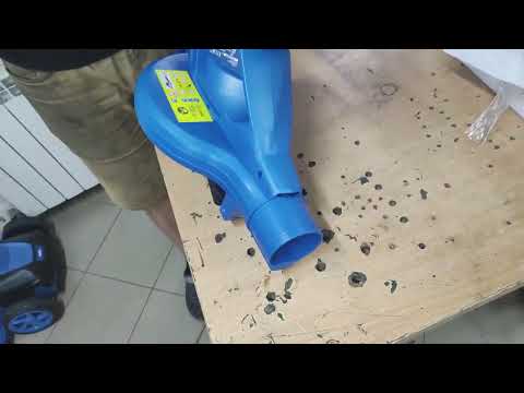 Видео: Воздуходувка HYUNDAI электрическая обзор