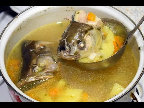 Видео: Съел рыбу, а что с головами делать? Самая вкусная УХА из голов рыбы