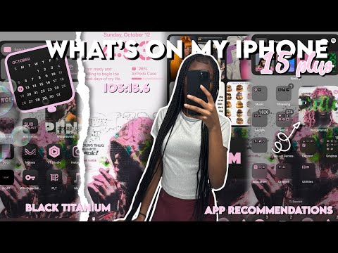 Видео: ЧТО НА МОЕМ IPHONE 15 PLUS |ios:18.6,рекомендации приложений,черный титан|Джада Лашай|
