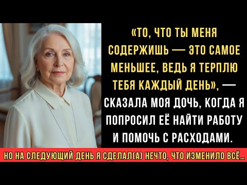 Видео: «Я ТЕРПЛЮ ТЕБЯ КАЖДЫЙ ДЕНЬ», — СКАЗАЛА МОЯ ДОЧЬ... НО НА СЛЕДУЮЩЕЕ УТРО ВСЁ ИЗМЕНИЛОСЬ