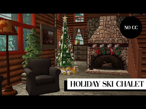 Видео: Holiday Ski Chalet | The Sims 2 Speed Build No CC | Строительство Симс 2