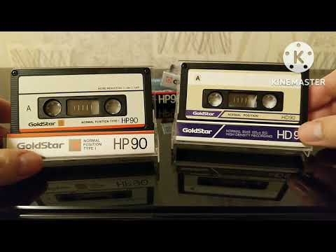 Видео: Кассеты GoldStar HD 90 и HP 90. Тест на запись и АЧХ.