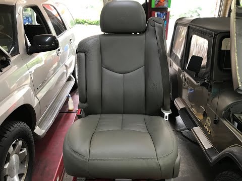Видео: Замена обивки нижнего сиденья на Cadillac Escalade