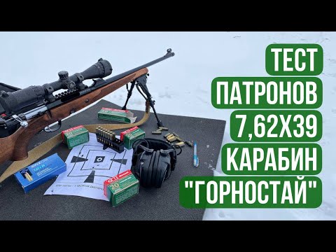 Видео: ТЕСТ ПАТРОНОВ 7,62х39! Карабин ВПО-192 "Горностай"! #ВПО #Карабин
