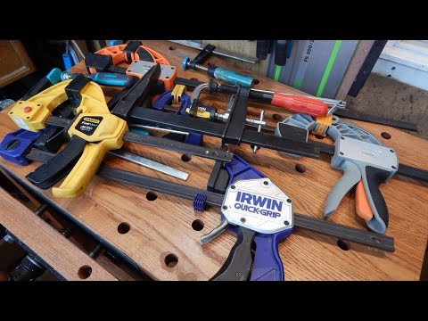 Видео: Обзор струбцин Irwin, Bahco, Stanley, Wolfcraft и т.д.