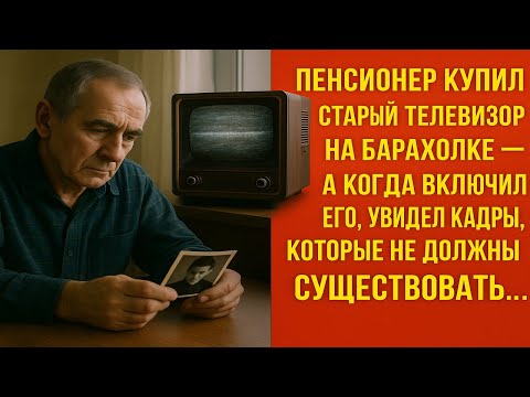 Видео: Пенсионер купил телевизор на барахолке. Но когда включил -увидел кадры, которых не должны быть