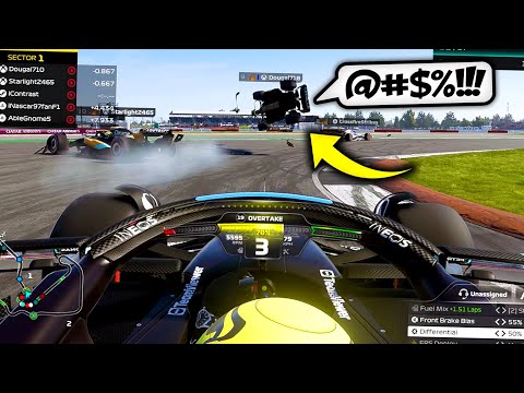 Видео: F1 23 грязных гонщика, но если вы засмеетесь, вы проиграете!