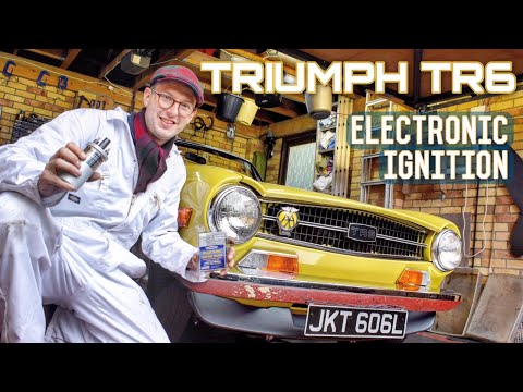 Видео: Электронное зажигание Triumph TR6