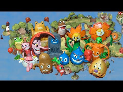 Видео: Cuphead Боссы Чернильный остров 1 Из Пластилина/Обзор Фигурок Из Пластилина