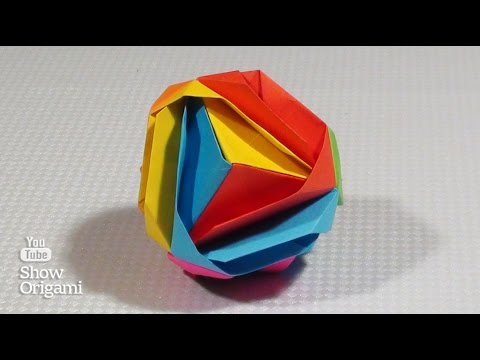 Видео: Простая кусудама - Японская капуста