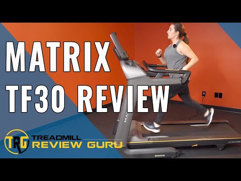Видео: Обзор беговой дорожки Matrix TF30 — консоль XIR