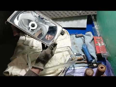 Видео: Да будет свет!!!Или установка Bi-Led  AMS A8 на Т4.