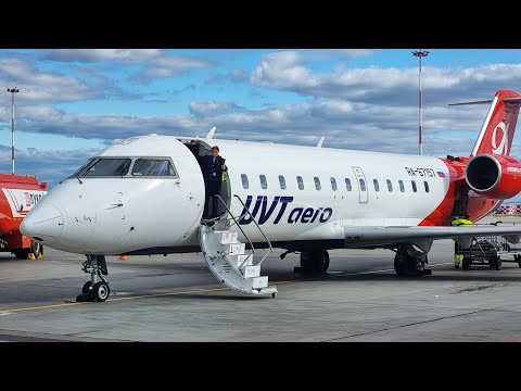 Видео: CRJ-200ER а/к ЮВТ-Аэро | Рейс Тобольск — Самара