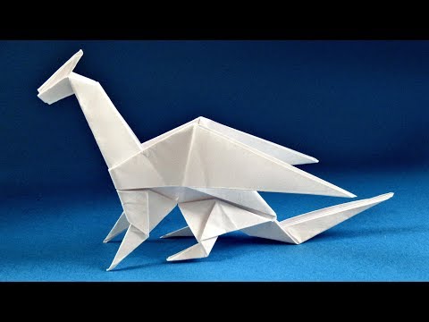 Видео: Как сделать бумажного дракона - оригами простой Дракон
