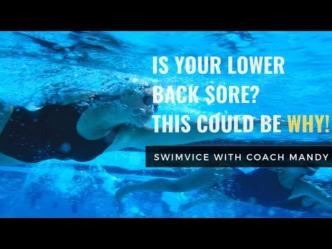 Видео: Плавание вольным стилем: болит поясница после плавания? Возможно, причина в этом!