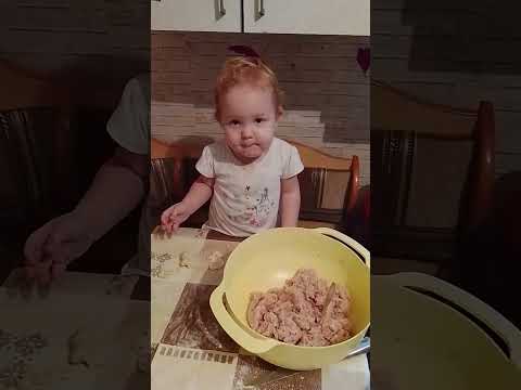 Видео: Лепим пельмешки,немного перестановка в кухне.