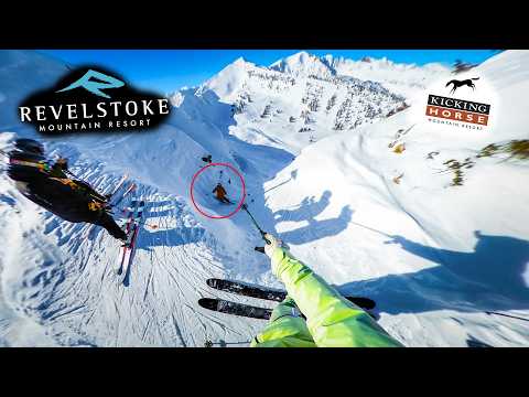 Видео: Катание на лыжах KICKING HORSE и REVELSTOKE! - День 1!