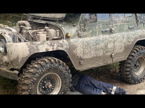 Видео: TOYOTA УПРАВЛЯЕТ БЕЗДОРОЖЬЕМ. УАЗЫ!!! #угаражу #469 #Тула #покатушки #рек