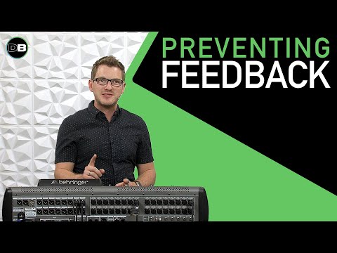 Видео: Предотвращение обратной связи от микрофона в системе звукоусиления