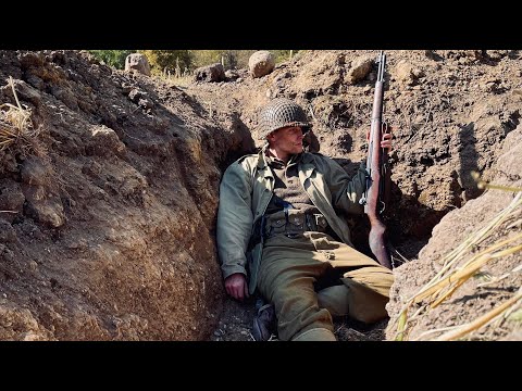 Видео: Использование M1 Garand в имитации боя Второй мировой войны | Lauer Farms 2022 Friday Morning Battle