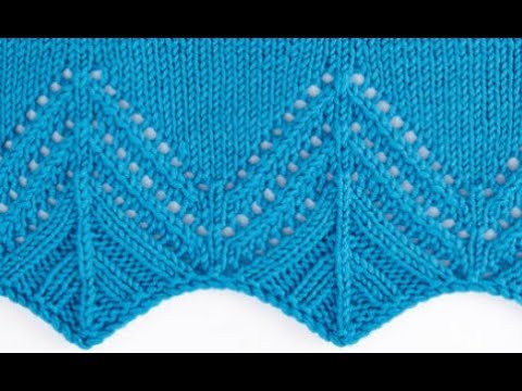Видео: Кайма спицами. Как оформить край изделия.
