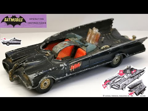 Видео: Корги ремонт Бэтмобиль №267. Литая модель игрушки.
