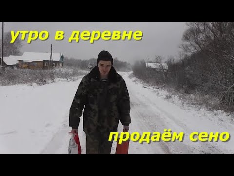 Видео: Утро в деревне/ Продаём сено
