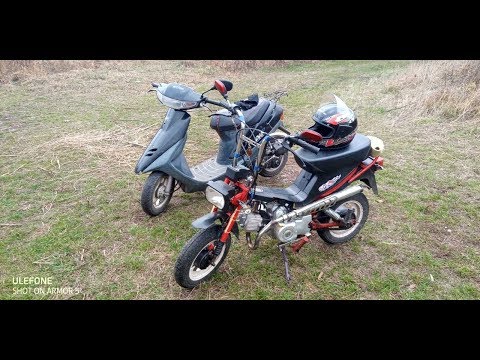 Видео: Покатушки на Honda Dio vs Рига Стелла. Проба 1080р60