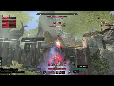 Видео: TESO pvp - One bar range NB очередное BG